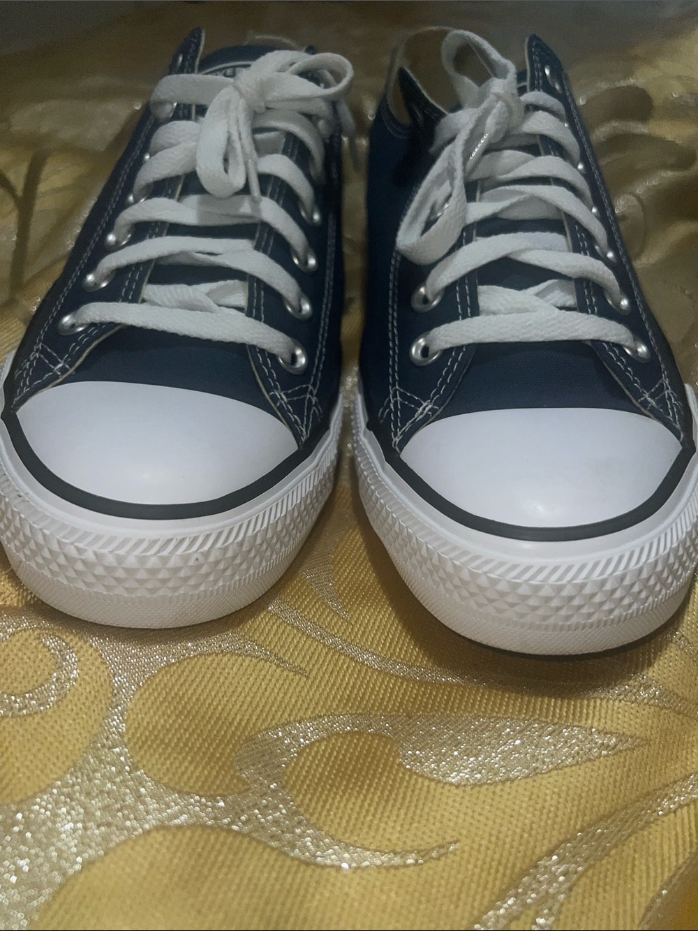 Converse Chuck Taylor All Star Low Top Navy Blue- Men 9/ Women 11 EUC - Picture 5 of 8